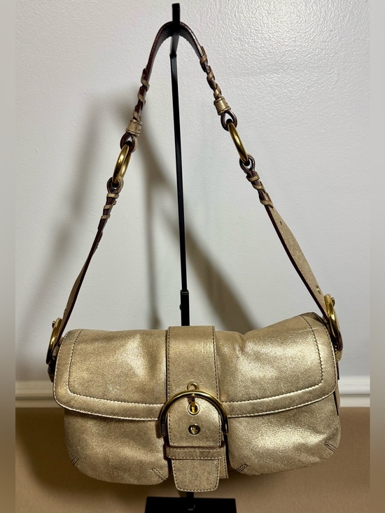 Coach Handbags - ✨ Rare Vintage Coach Soho Limited Edition Metallic Goat Suede Bag #3663 ✨
